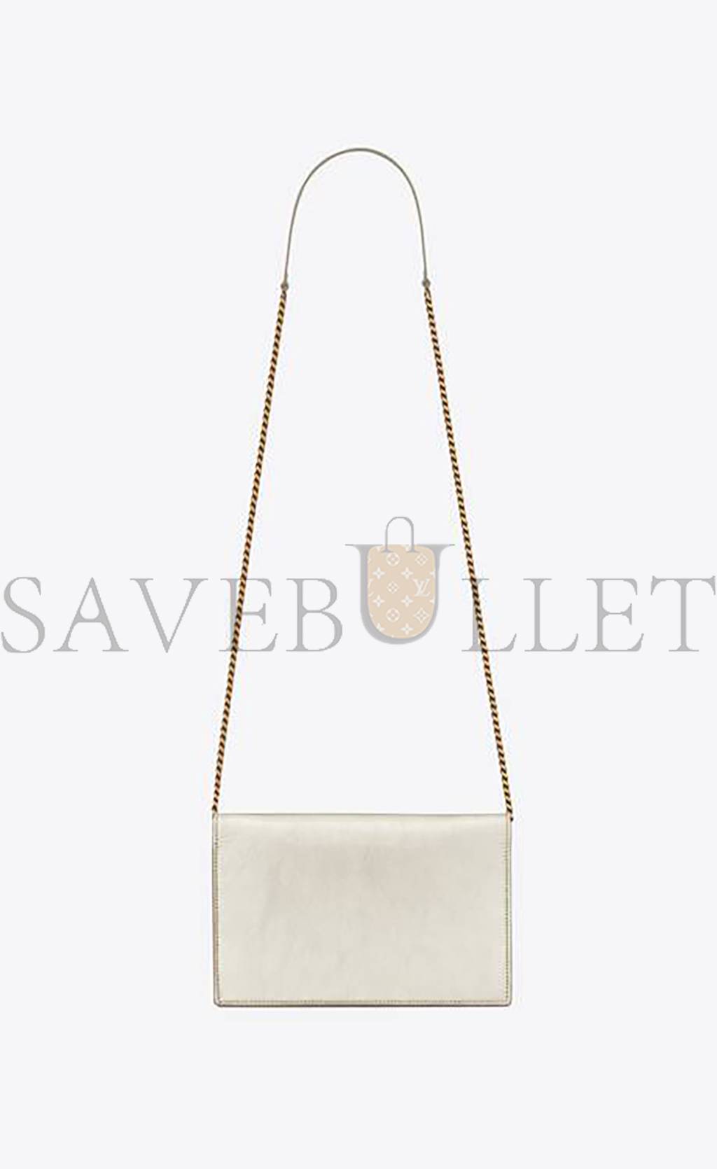 Y*L cassandre envelope chain wallet in metallized leather 402031aaagi7100 (19*12.5*3.5cm)