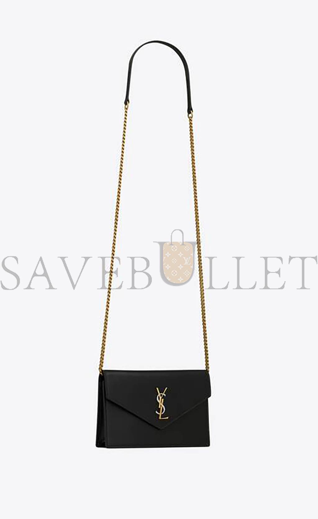 Y*L cassandre envelope chain wallet in smooth leather 743050aab4k1025 (19*12.5*3.5cm)