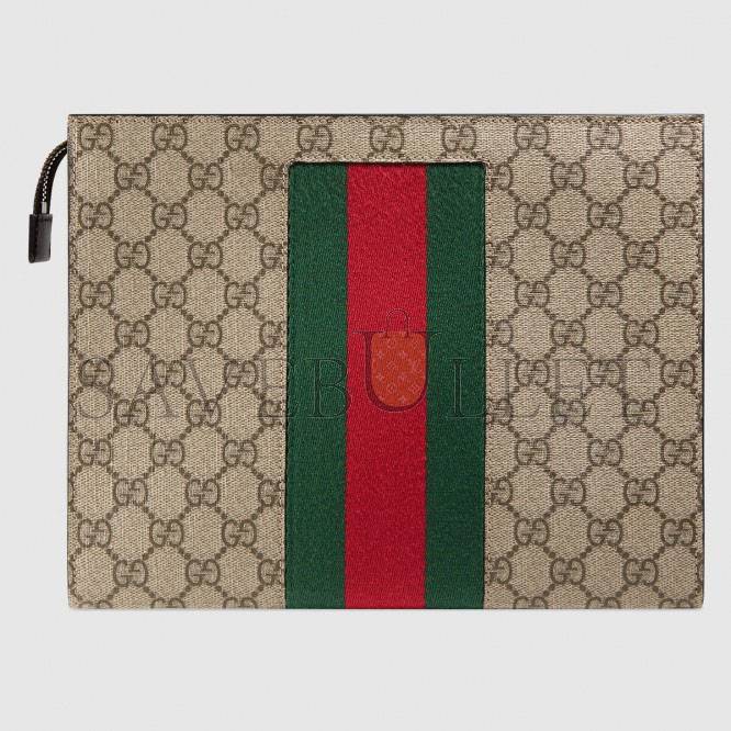 g*u*i gg S*p*e web pouch 475316 (26*20*6cm)