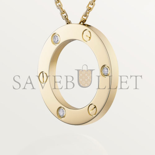 Ca*t*er love necklace, 3 diamonds b7014500