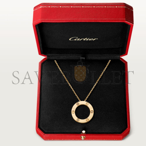 Ca*t*er love necklace, 3 diamonds b7014500