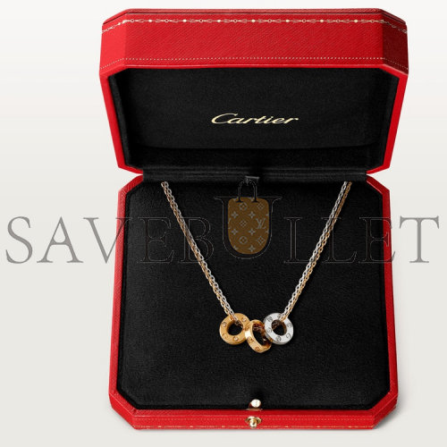 Ca*t*er love necklace, 6 diamonds b7219700