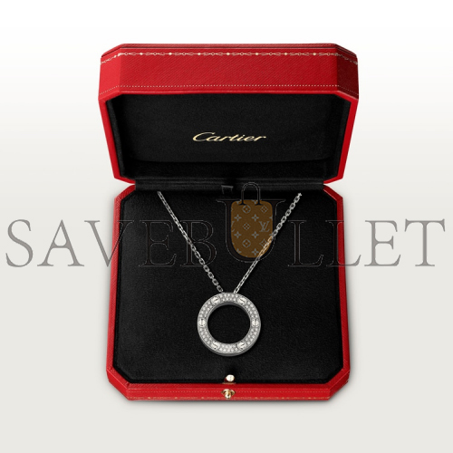 Ca*t*er love necklace, diamond-paved b7058000