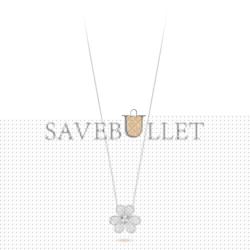 V*N CL*F arpels frivole clip pendant, very large model - white gold, diamond vcarp6l600