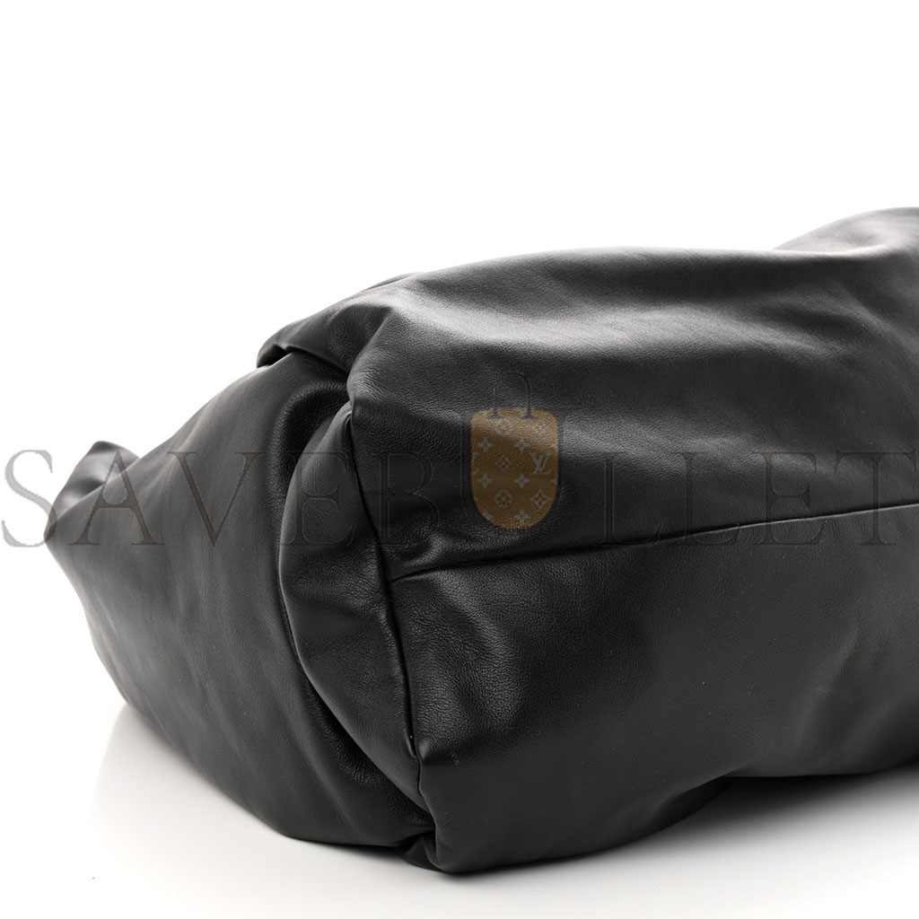 bo*te*ga Ve*ne*ta smooth butter calfskin large the shoulder pouch black (52*30*14cm)