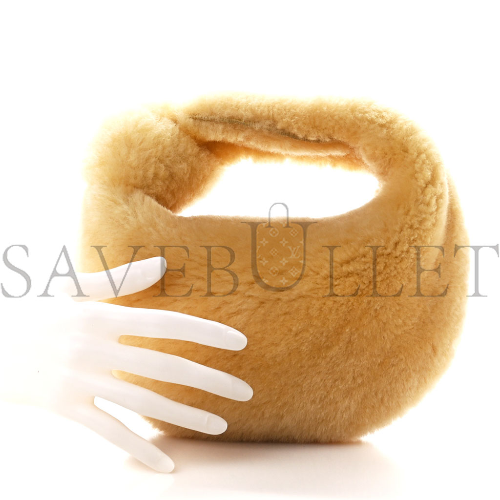 bo*te*ga Ve*ne*ta shearling lambskin mini jodie teddy (27*14*8cm)