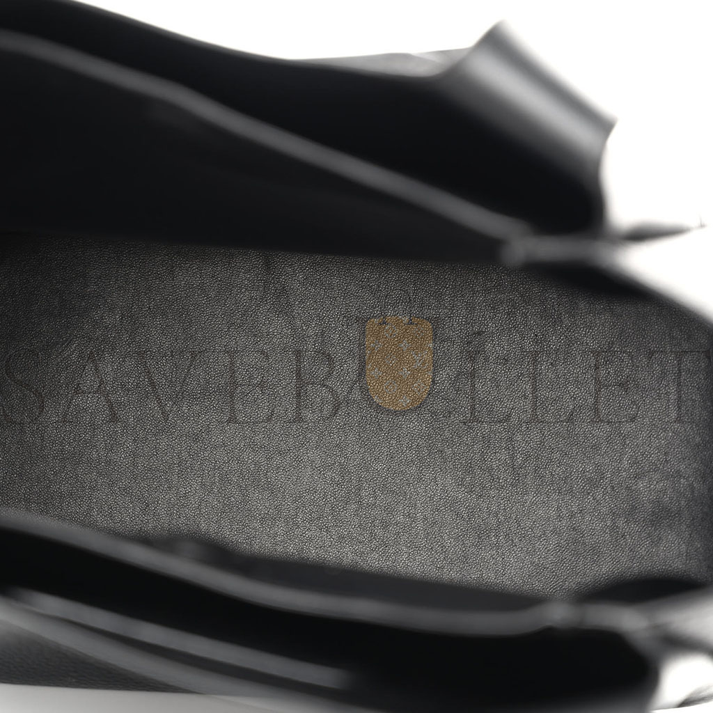 Pra*a vitello daino soft medium dynamique tote black (25*22*13cm)