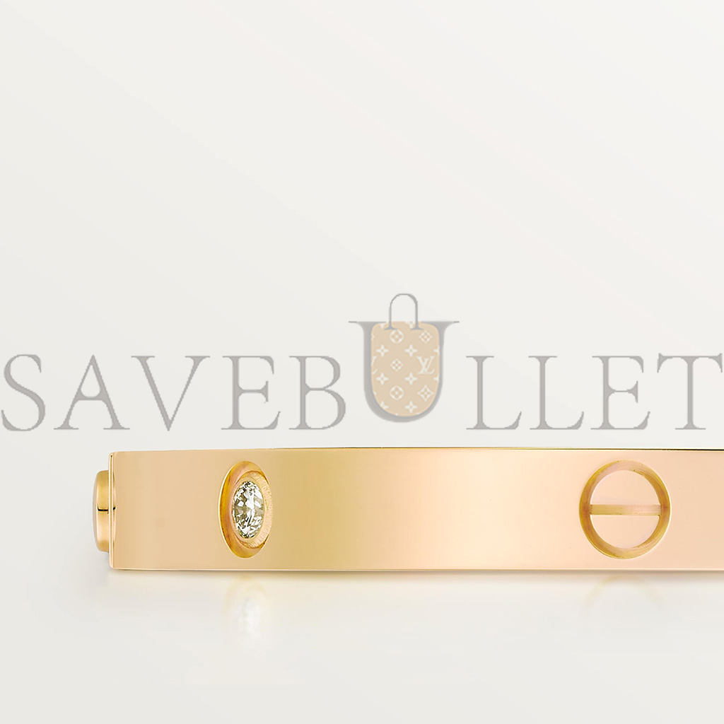 Ca*t*er love bracelet, small model, 6 diamonds b6047217