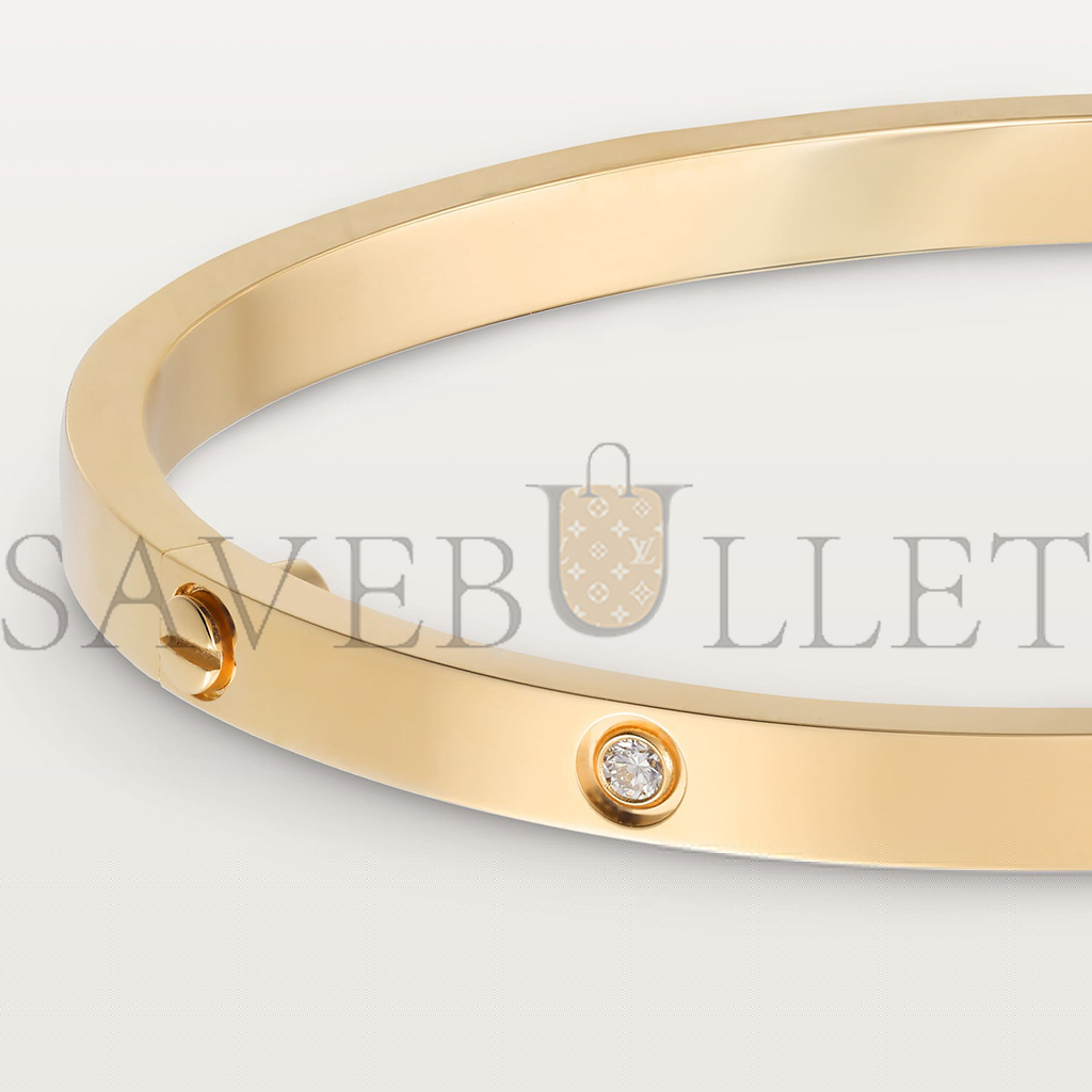 Ca*t*er love bracelet, small model, 6 diamonds b6047217