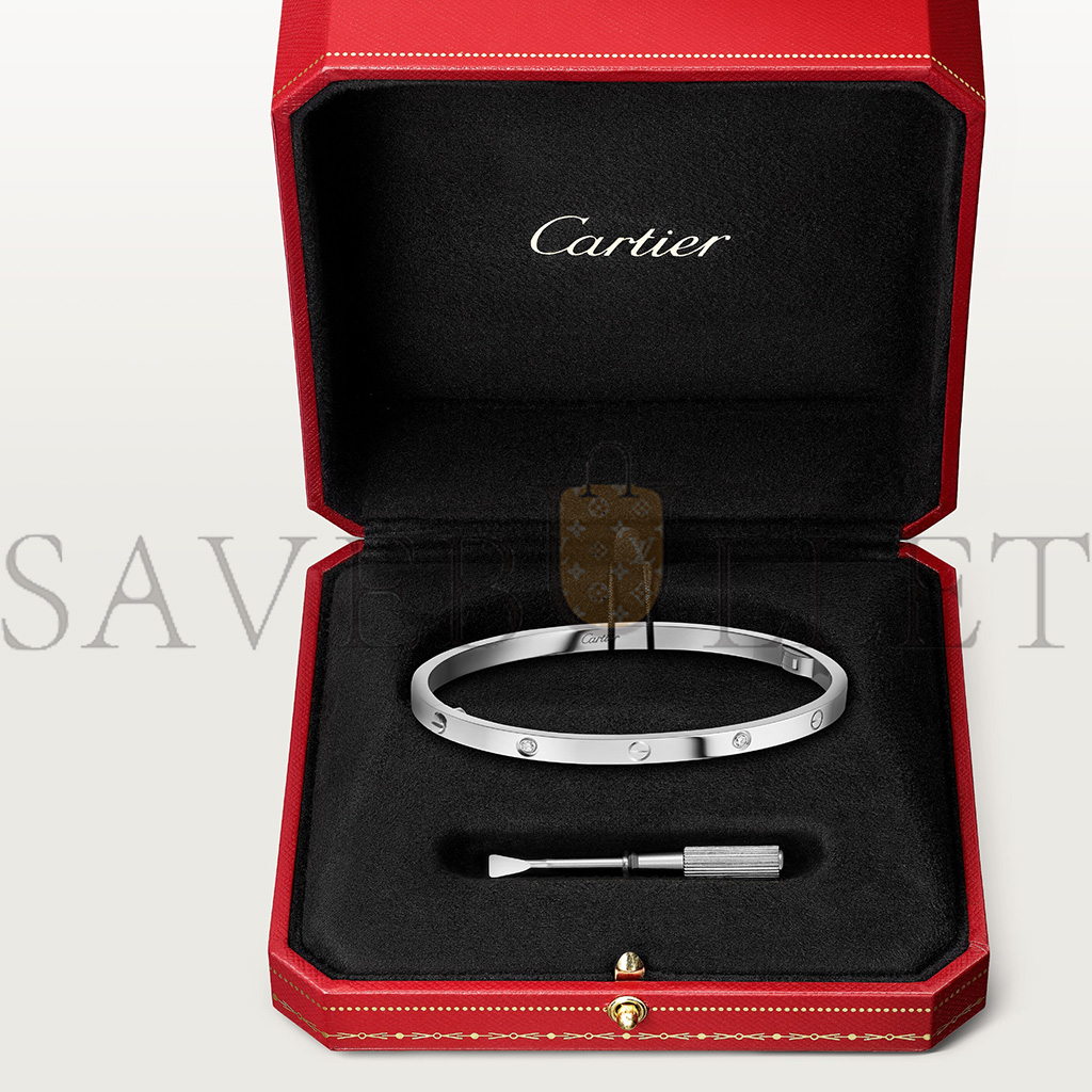 Ca*t*er love bracelet, small model, 6 diamonds b6047717