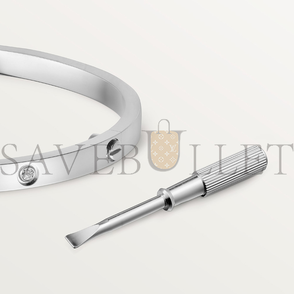 Ca*t*er love bracelet, small model, 6 diamonds b6047717