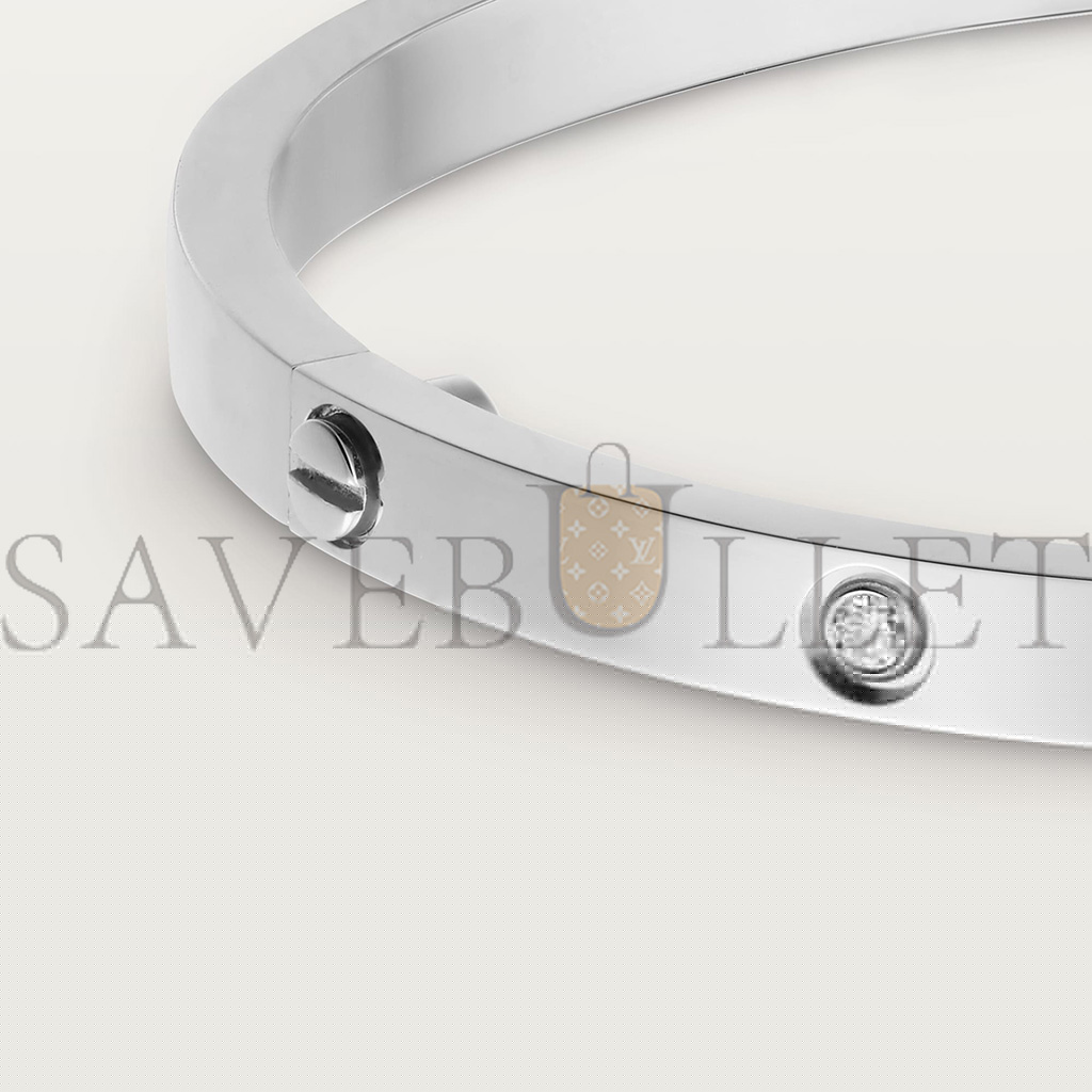 Ca*t*er love bracelet, small model, 6 diamonds b6047717