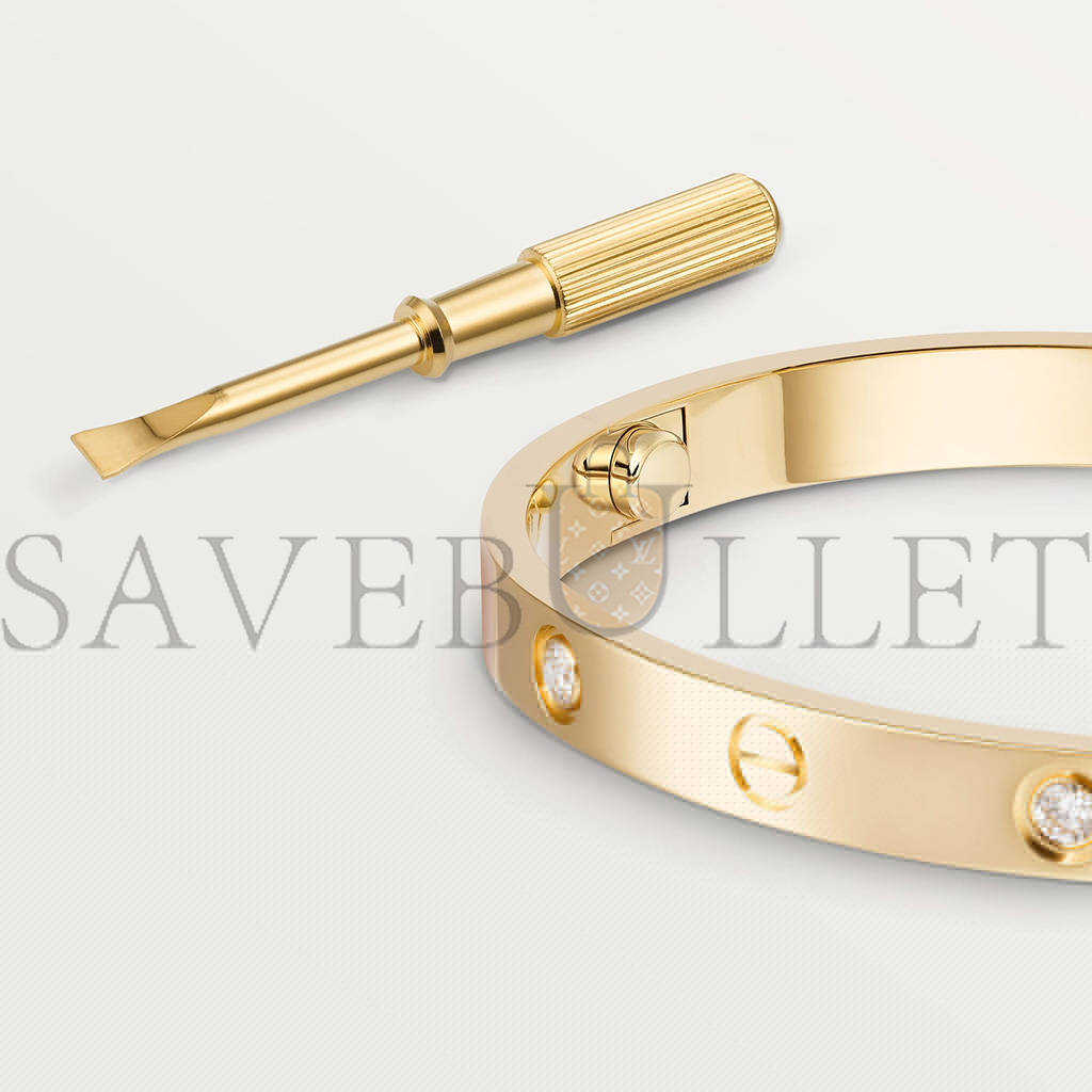 Ca*t*er love bracelet, 4 diamonds b6070017