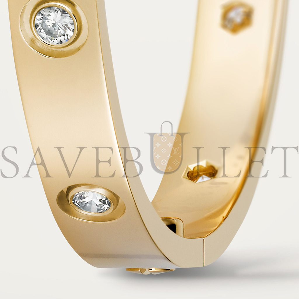 Ca*t*er love bracelet, 10 diamonds b6070317