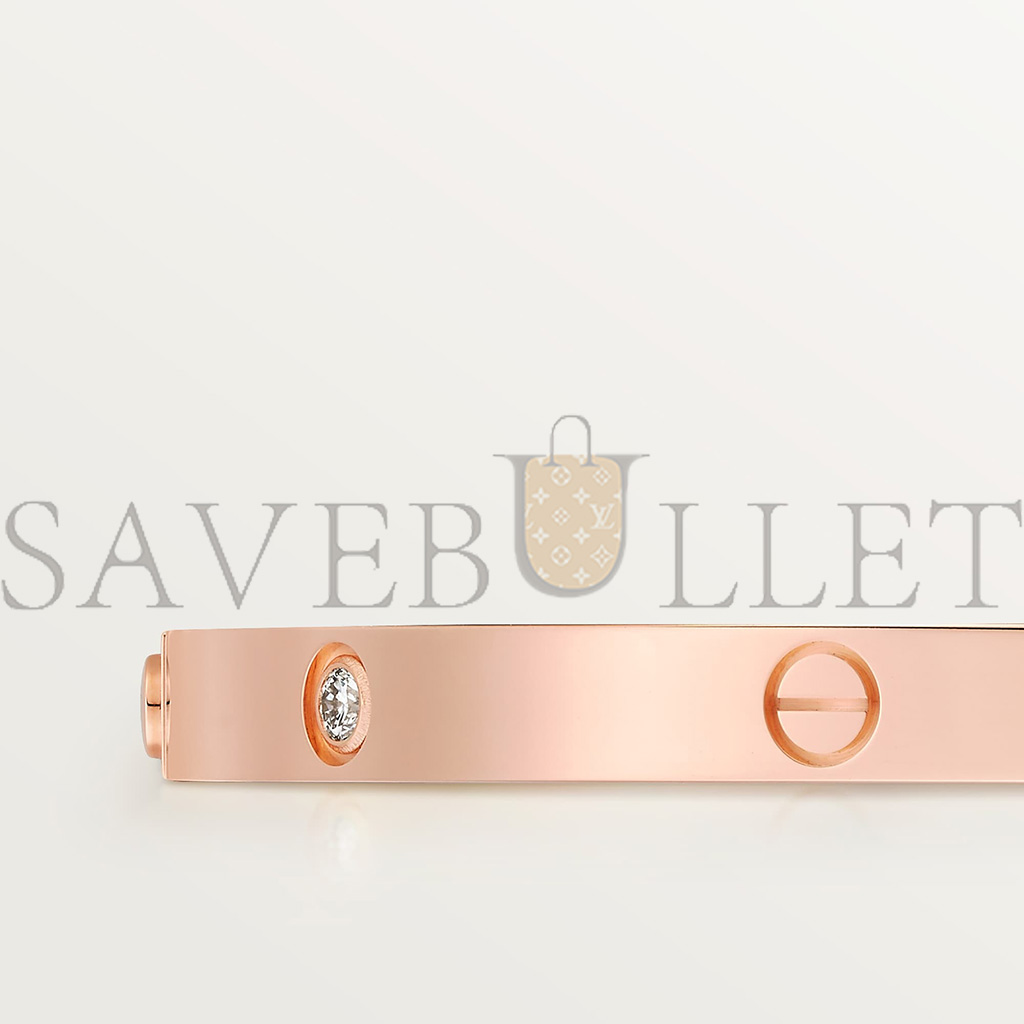 Ca*t*er love bracelet, small model, 6 diamonds b6047617