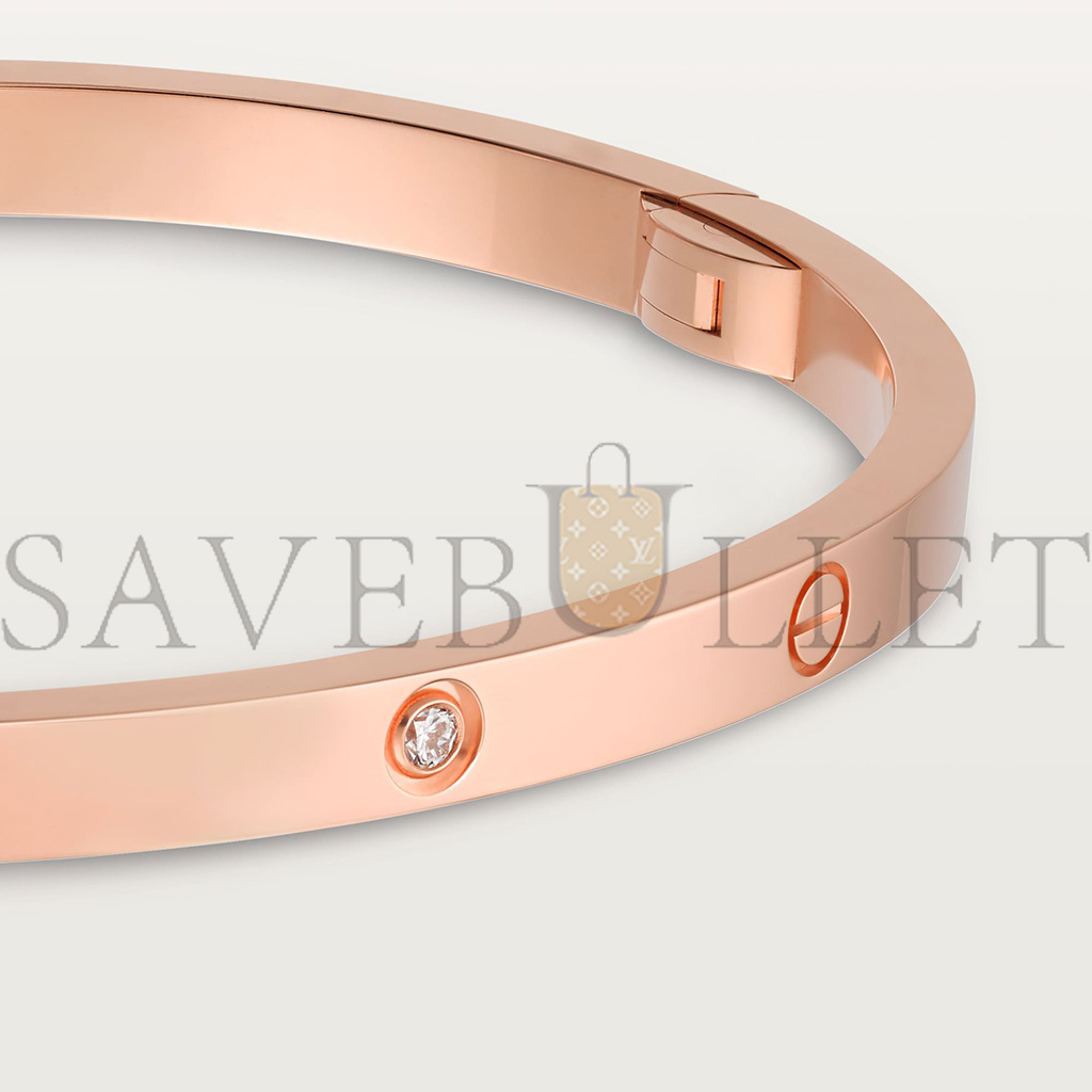 Ca*t*er love bracelet, small model, 6 diamonds b6047617