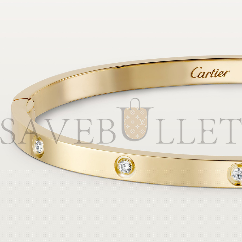 Ca*t*er love bracelet, small model, 10 diamonds b6047817
