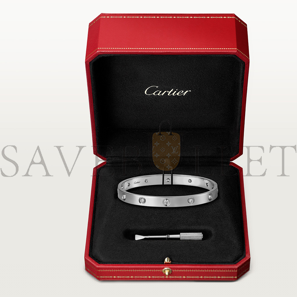 Ca*t*er love bracelet, 10 diamonds b6070417