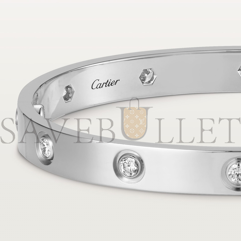 Ca*t*er love bracelet, 10 diamonds b6070417