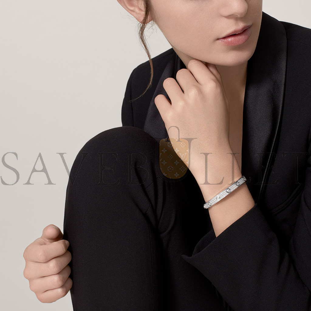Ca*t*er love bracelet, diamond-paved n6033602