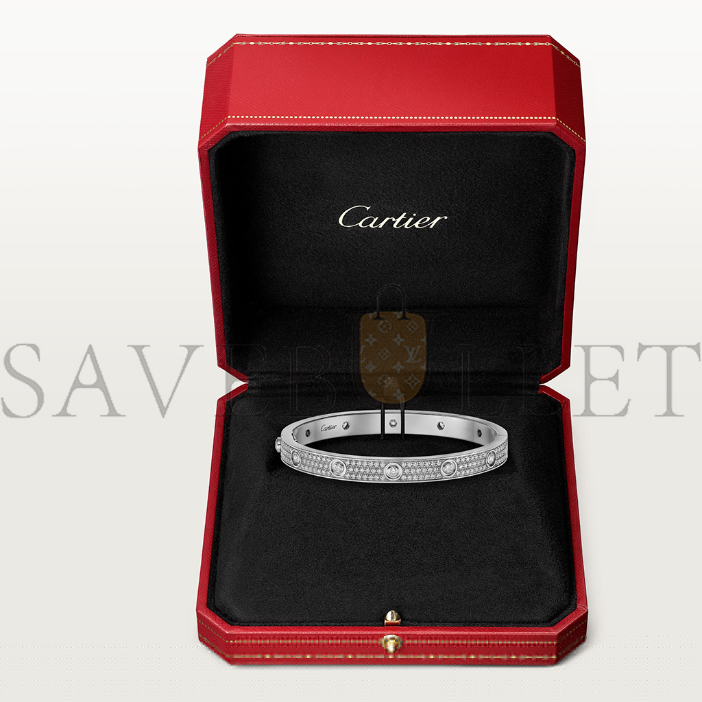 Ca*t*er love bracelet, diamond-paved n6033602