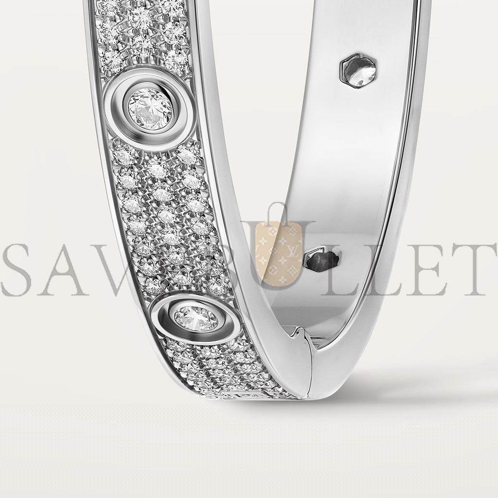Ca*t*er love bracelet, diamond-paved n6033602