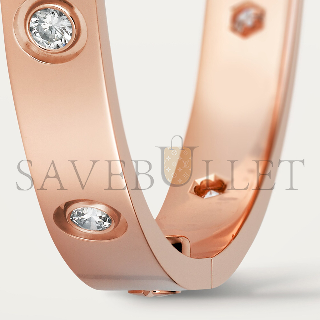 Ca*t*er love bracelet, 10 diamonds b6070217