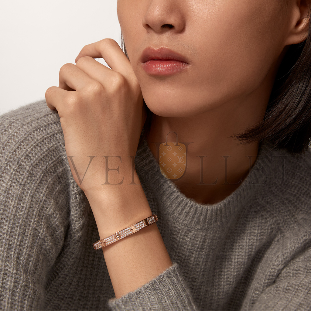 Ca*t*er love bracelet, diamond-paved n6036917