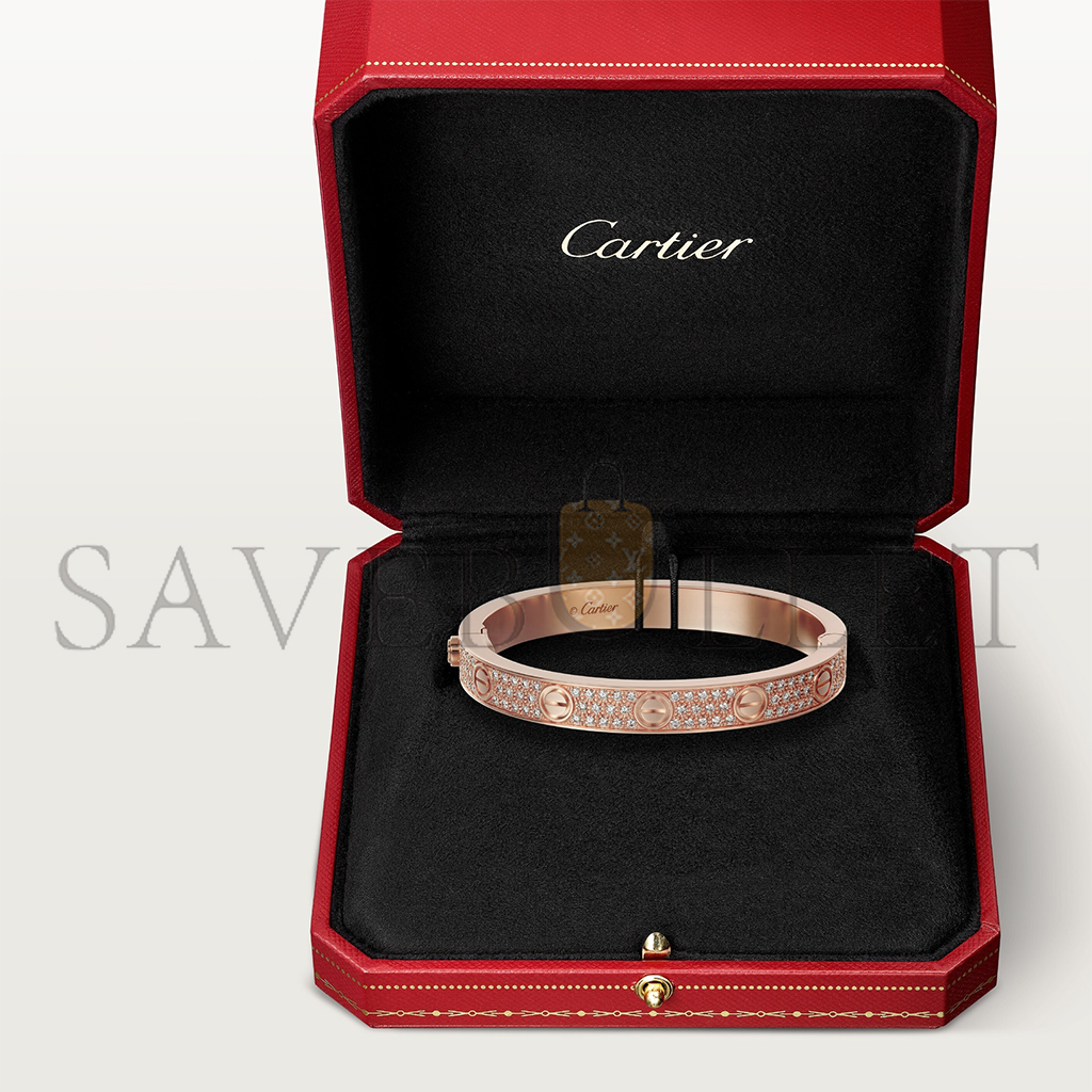 Ca*t*er love bracelet, diamond-paved n6036917