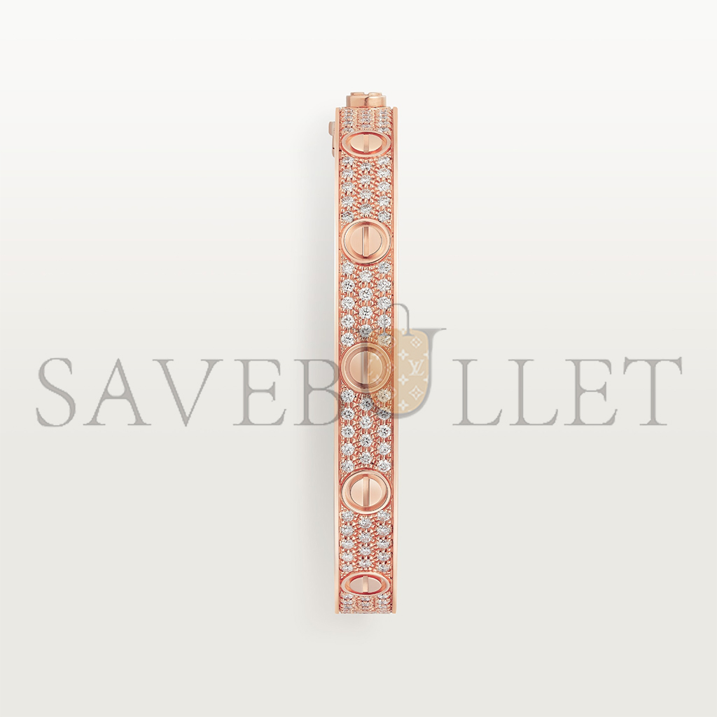 Ca*t*er love bracelet, diamond-paved n6036917