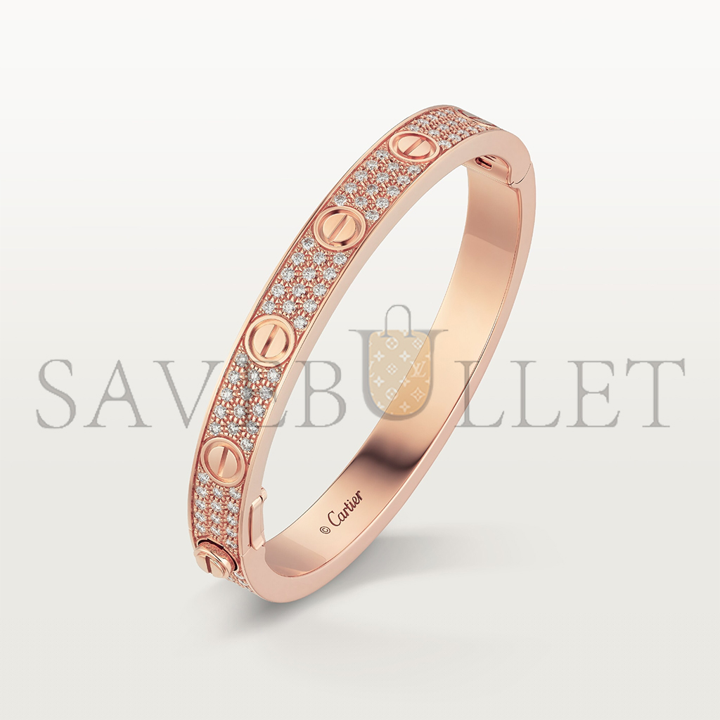 Ca*t*er love bracelet, diamond-paved n6036917
