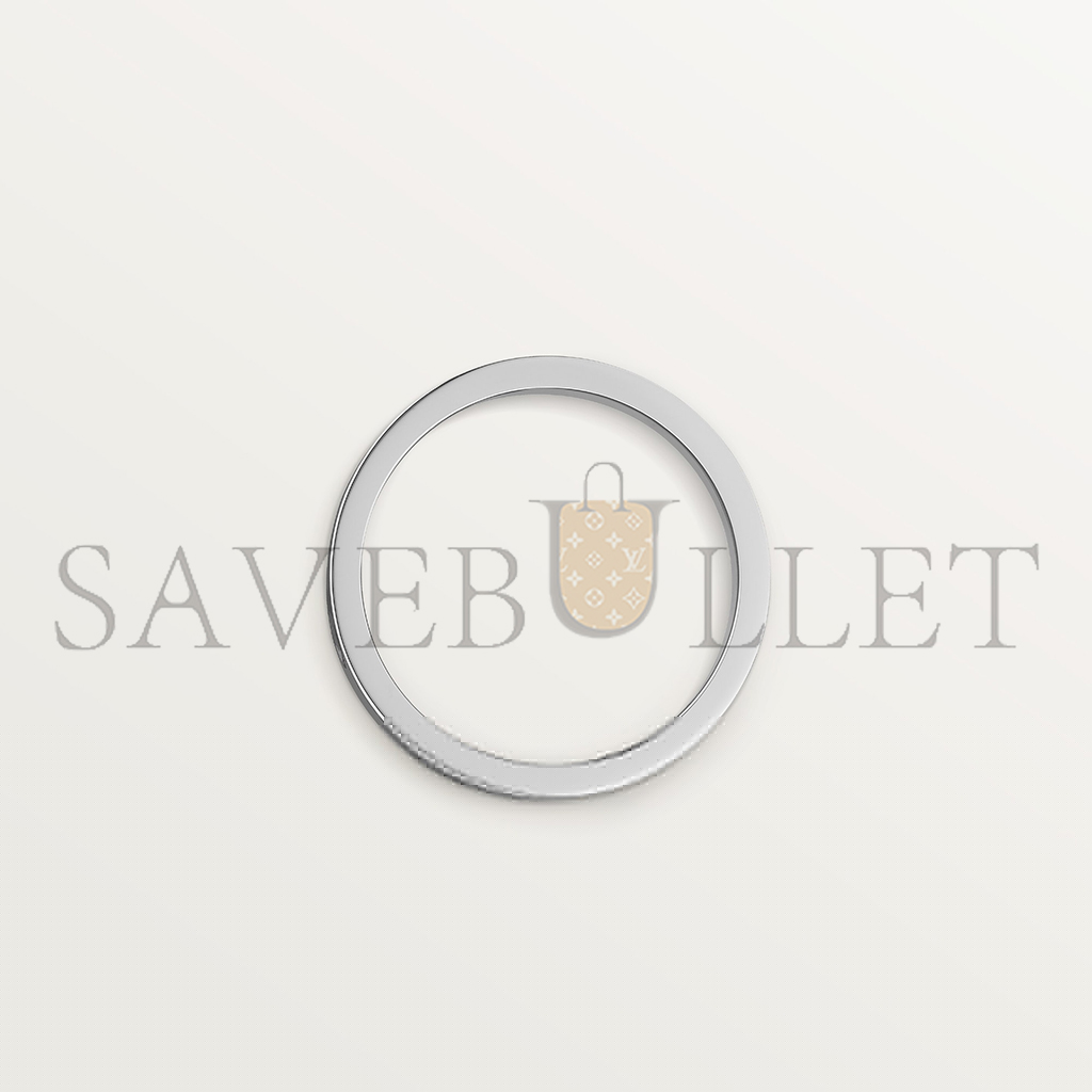 Ca*t*er love wedding band, 1 diamond b4050500