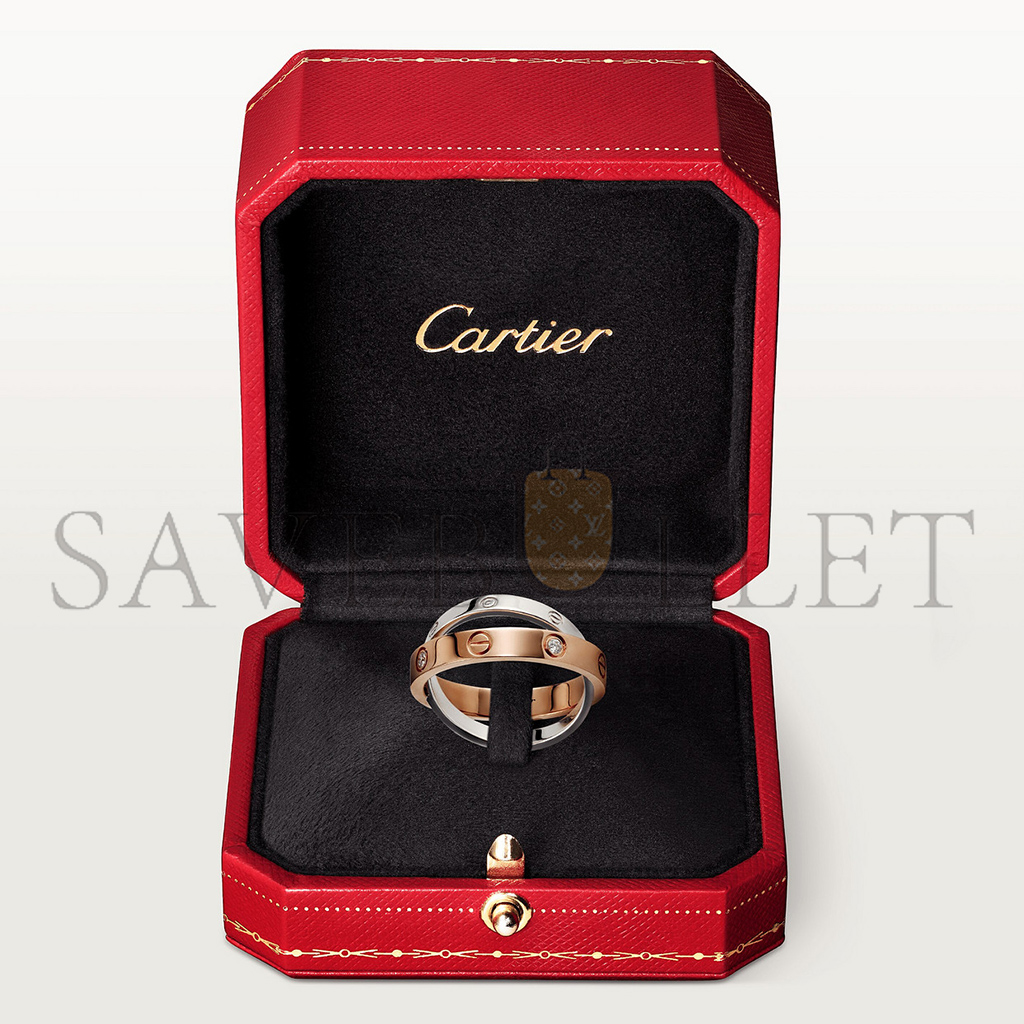 Ca*t*er love ring, 6 diamonds b4094300