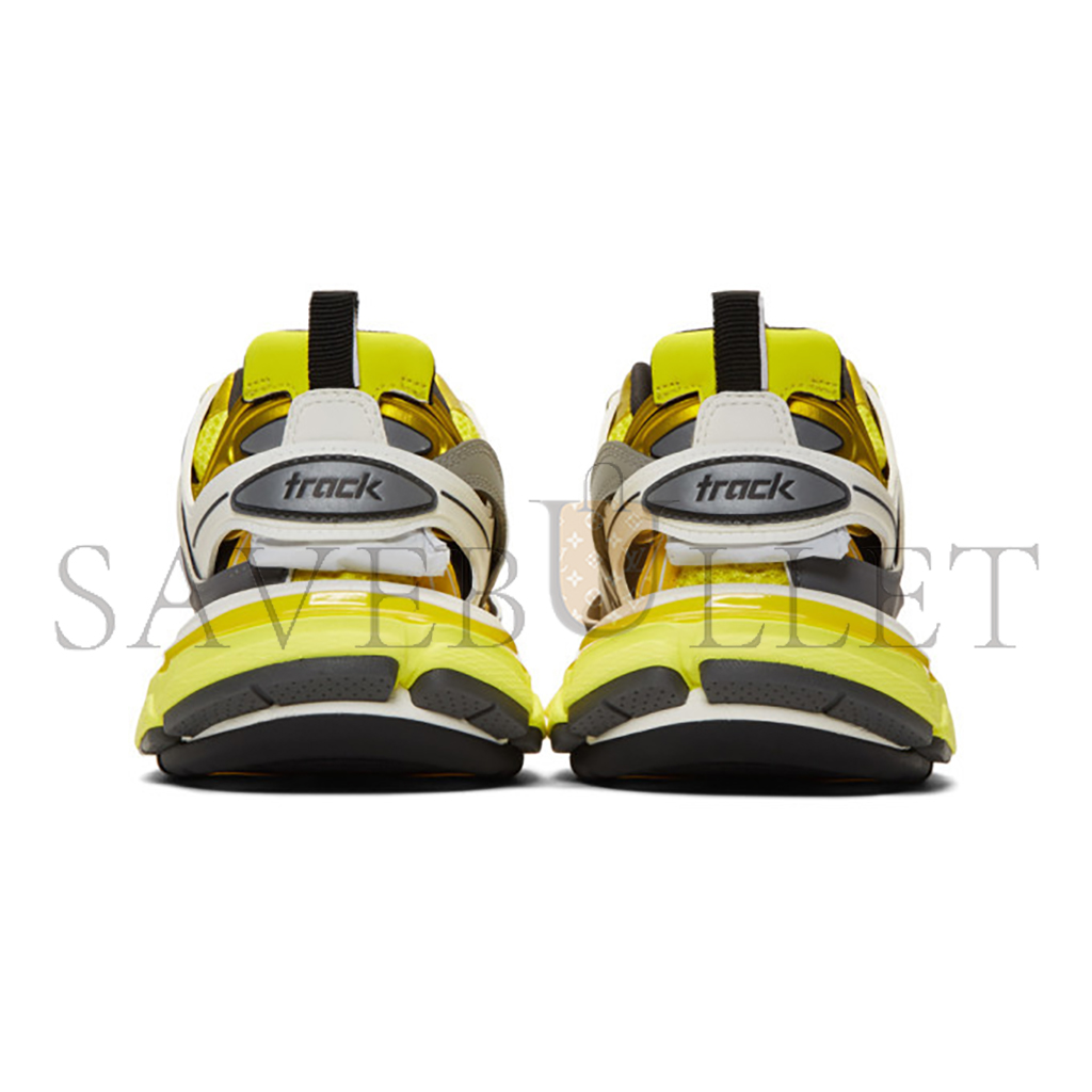 Ba*len*cia*ga yellow and grey track runner sneakers 542023w1gb17184