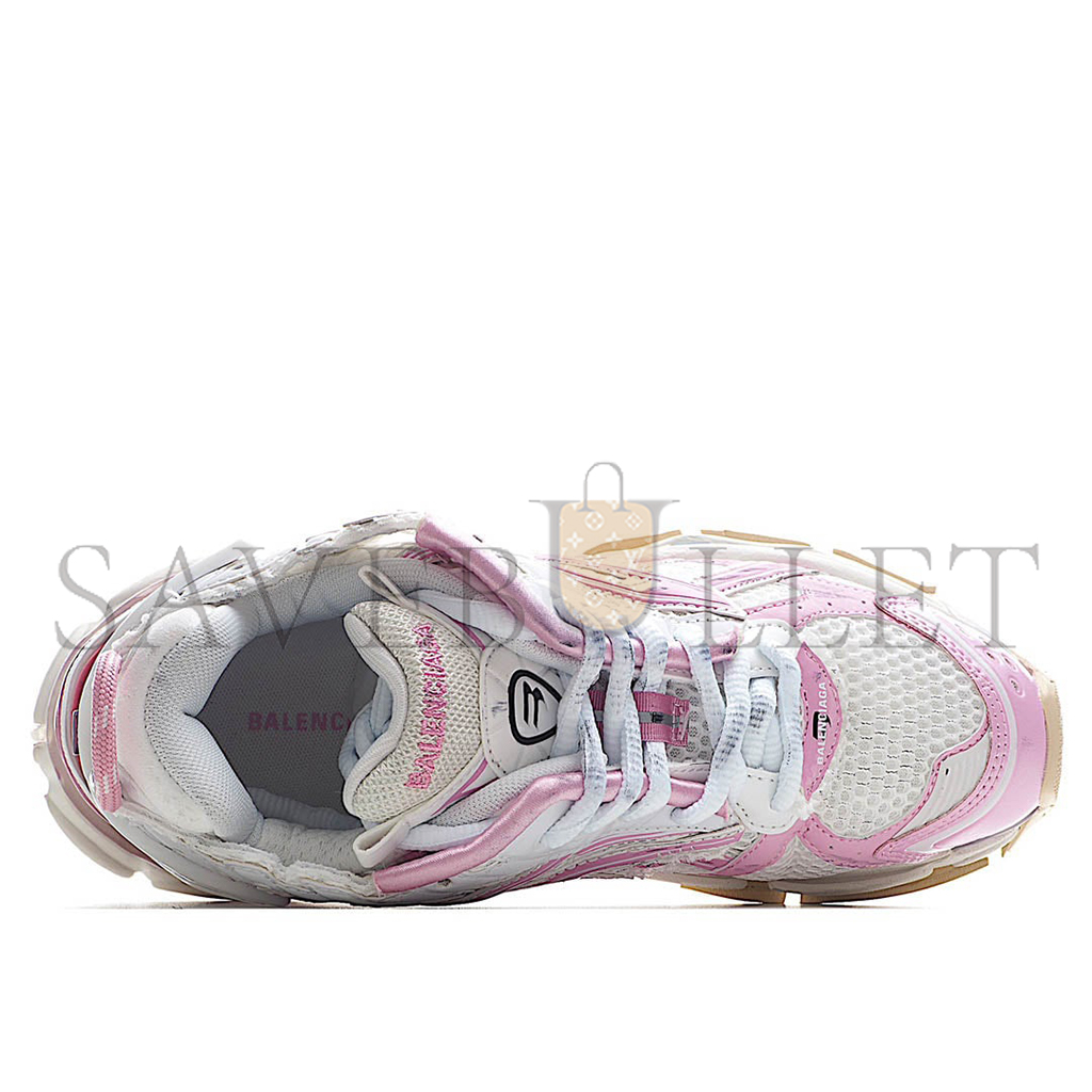 Ba*len*cia*ga runner mesh trimmed nylon sneakers 677402w3rb39059