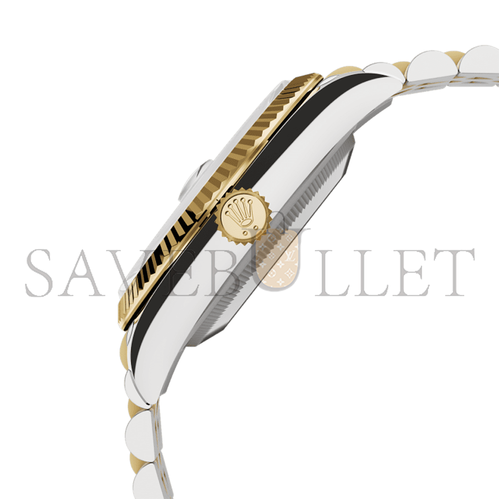 R*l*x datejust 41 oyster, 41 mm, oystersteel and yellow gold watch 126333