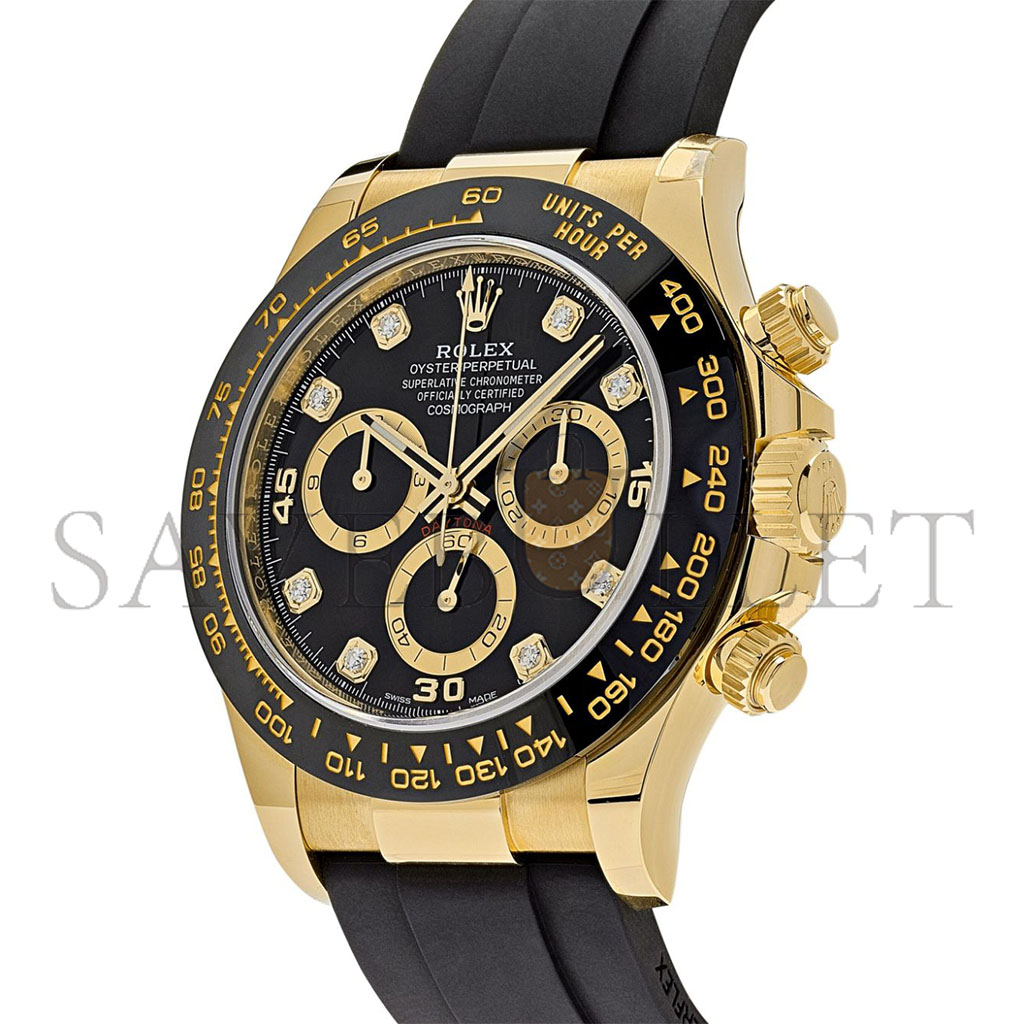 R*l*x daytona 40mm watch diamond-encrusted black dial watch 116518ln