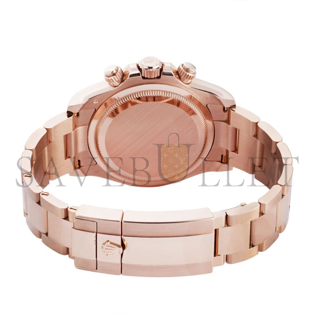 R*l*x daytona 18k rose gold, sundust index dial, 40 mm watch 126505-0003