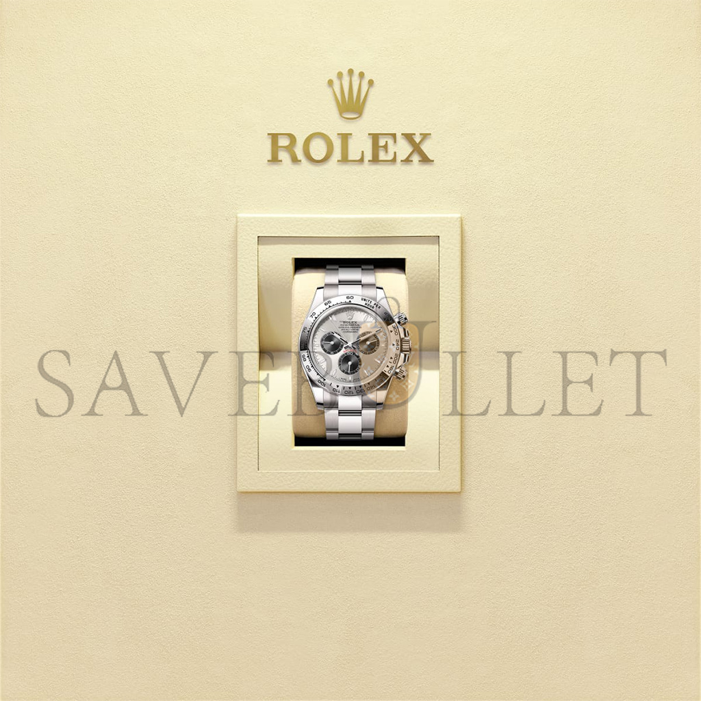R*l*x cosmograph daytona oyster, 40 mm, white gold watch 126509