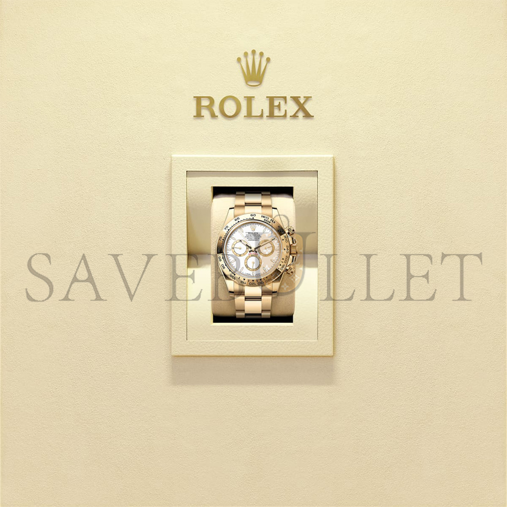 R*l*x cosmograph daytona oyster, 40 mm, yellow gold watch 126508