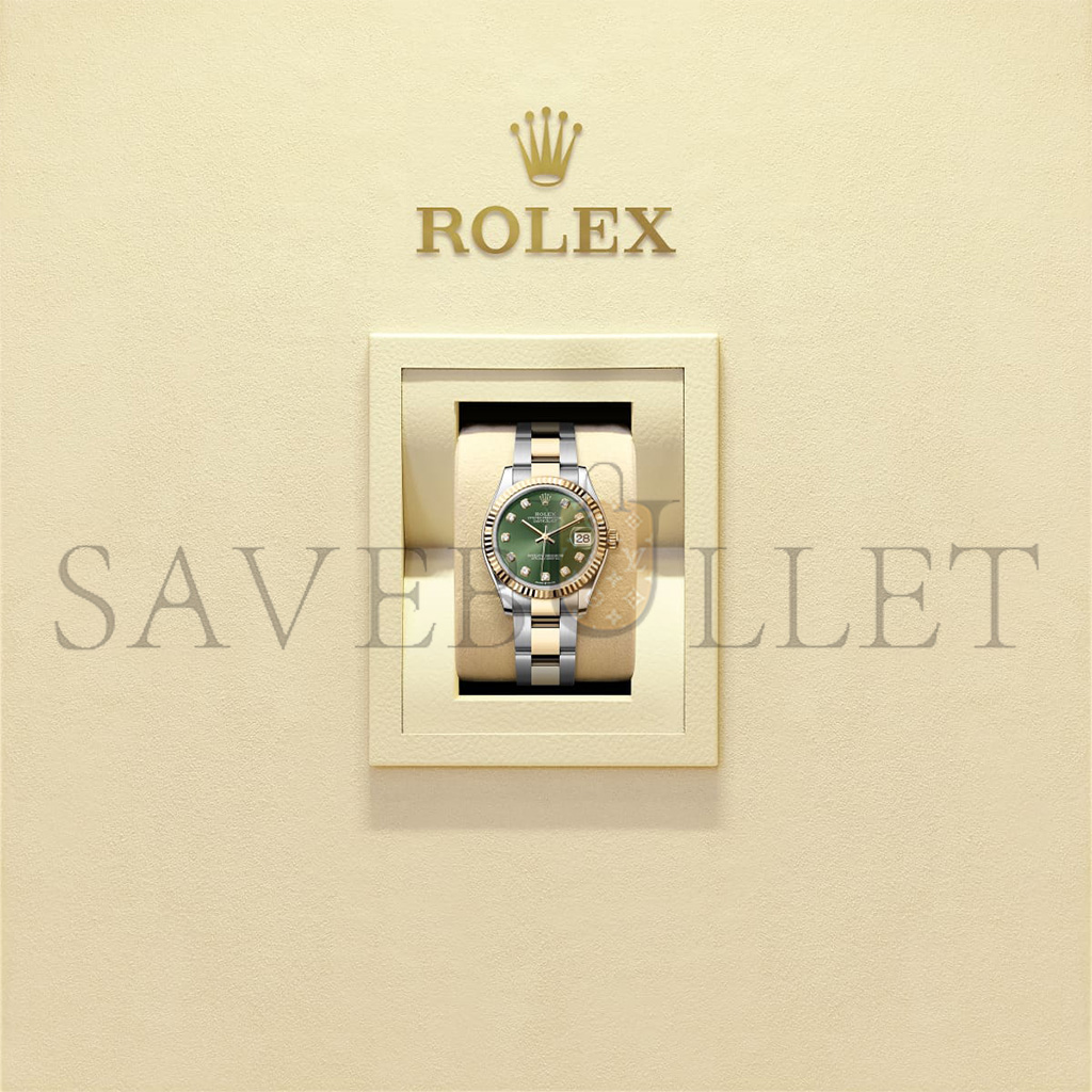 R*l*x datejust 31 oyster, 31 mm, oystersteel and yellow gold watch 278273