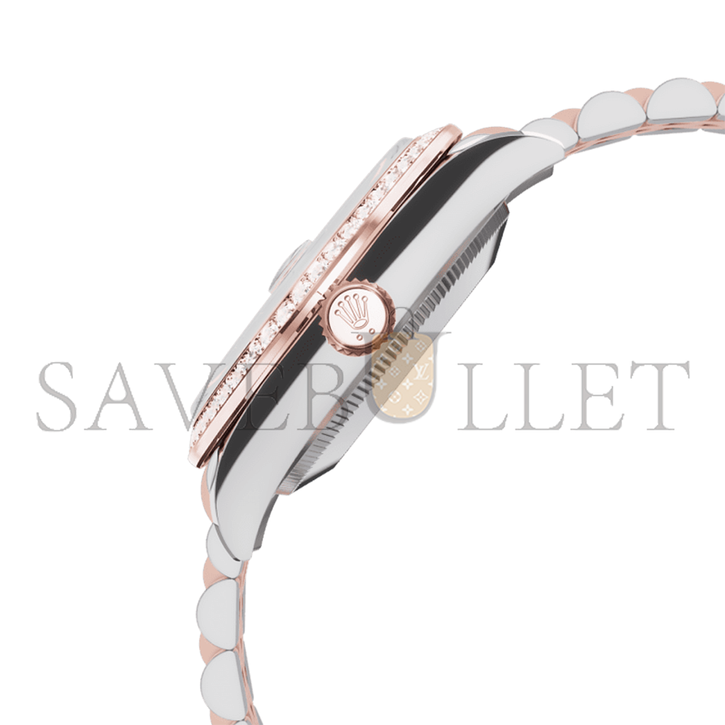 R*l*x datejust 31 oyster, 31 mm, oystersteel, everose gold and diamonds watch 278381rbr