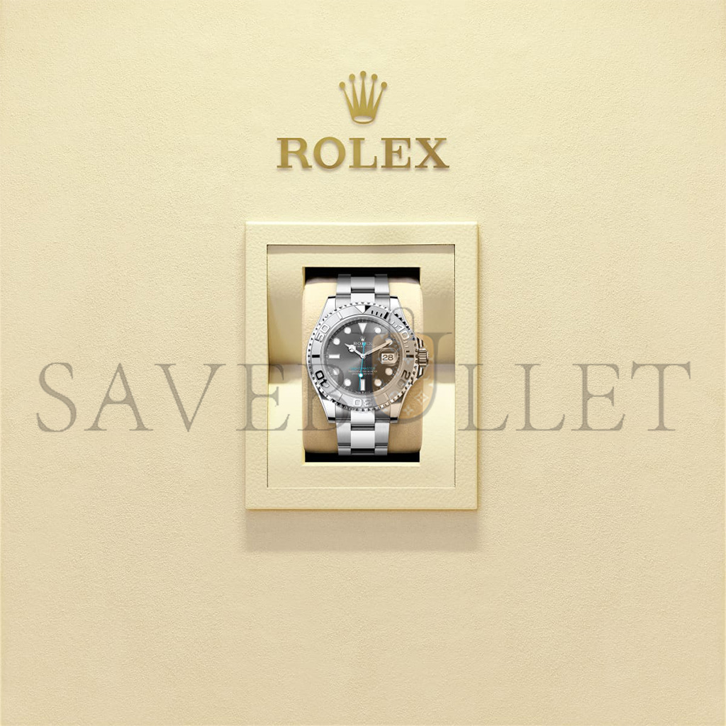 R*l*x yacht-master 40 oyster, 40 mm, oystersteel and platinum watch 126622
