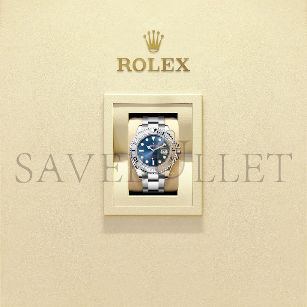 R*l*x yacht-master 40 oyster, 40 mm, oystersteel and platinum watch 126622