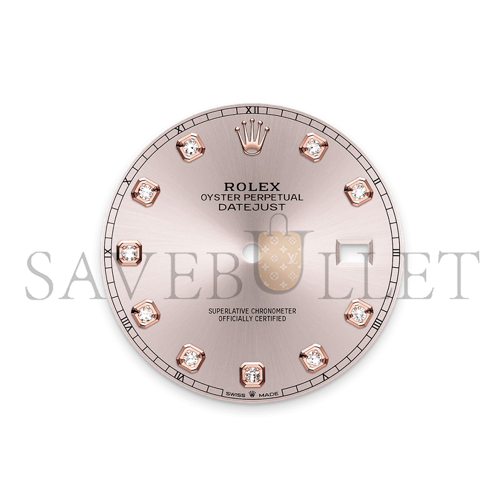R*l*x datejust 41 oyster, 41 mm, oystersteel and everose gold watch 126331-0007