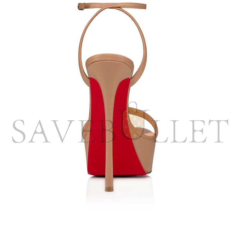 Ch**an louboutin loubi queen alta 150 mm strappy sandals-nappa leather-blush-women 3211198pk1a