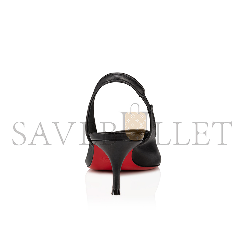 Ch**an louboutin sporty kate sling55 mm slingback pumps-nappa leather-black-women 3240004b439