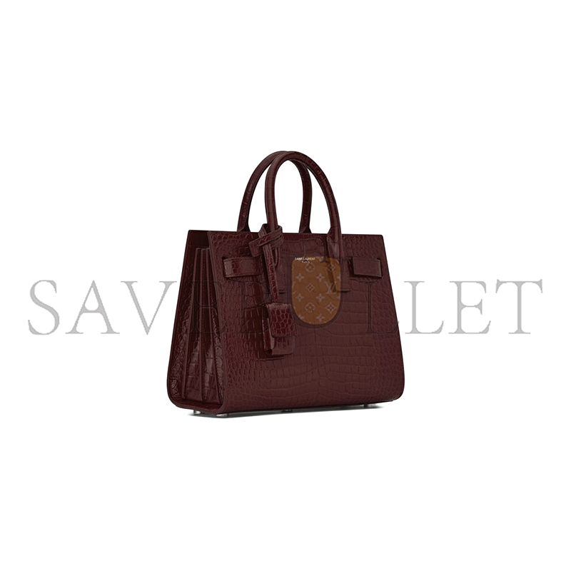 Y*L sac de jour nano bag in crocodile-embossed leather 392035dnd1n6475 (22*18*10.5cm)
