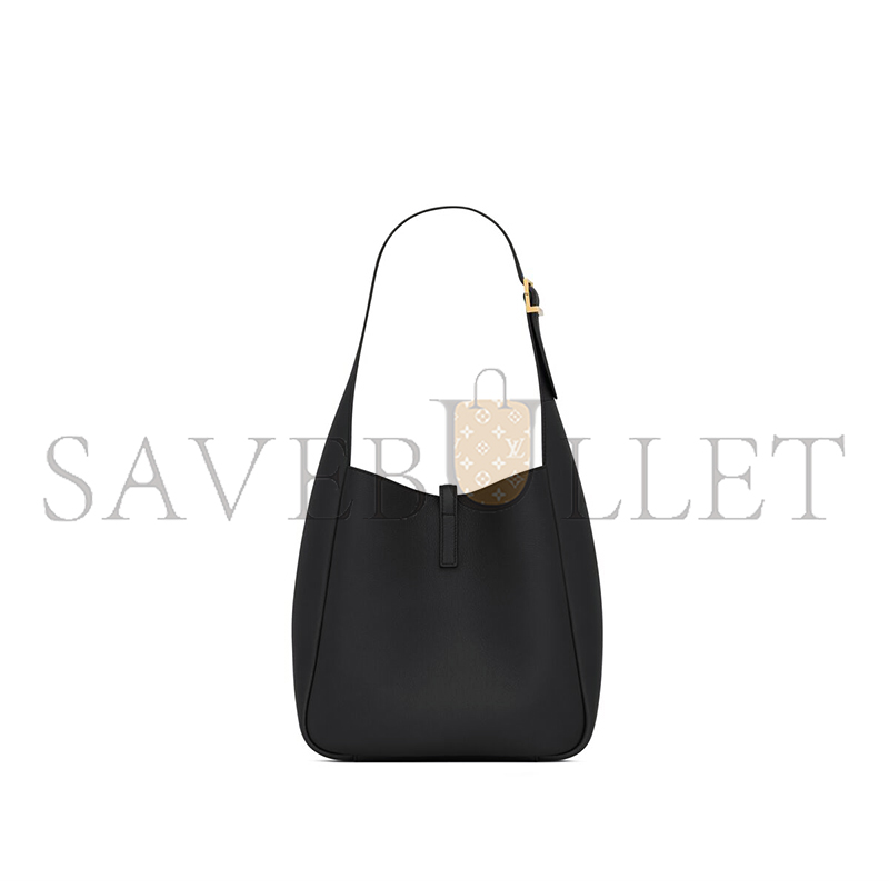 y*l le 5 À 7 S*pple small in grained leather 713938aaauq1000 (23*22*8.5cm)