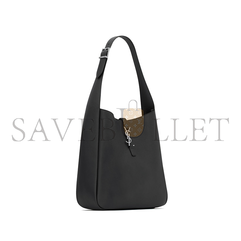 y*l le 5 À 7 S*pple large in grained leather 753837aacqg1000 (30*28*11cm)